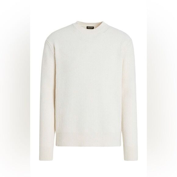 Zegna Oasi crew-neck cashmere sweater size 54/us size 44 XL - Picture 1 of 13